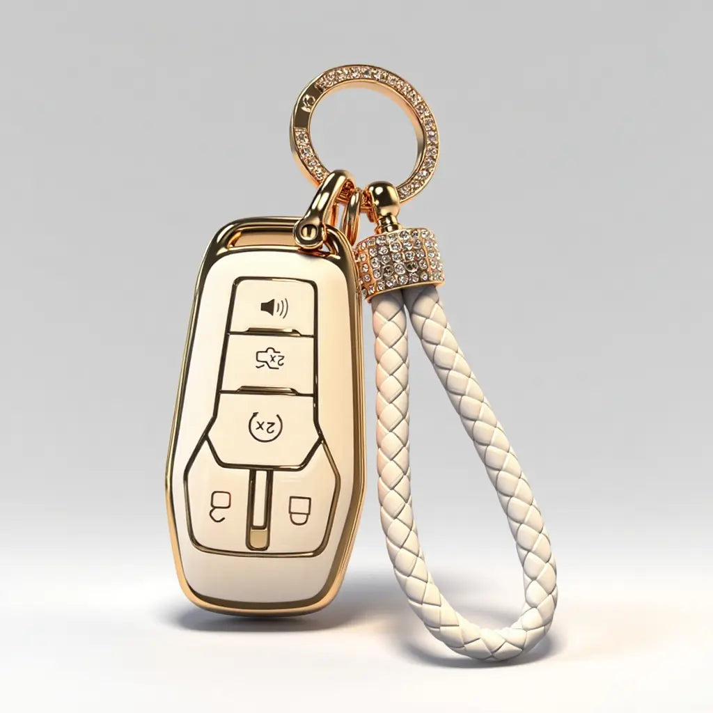 Remote Car Key Fob Case Cover For Ford For Fusion For Mondeo For F-150 For Kuga For Explorer For Edge For Mustang 2016 2016 2017 2018 Auto Accessories Key Cover