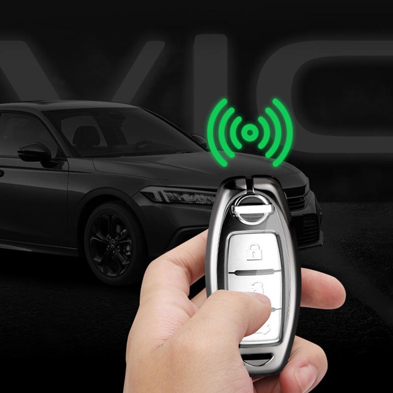 Nissan car key cover 2008-2026, for buttons 3/4/5 TPU Zinc Alloy | Xejiaqu