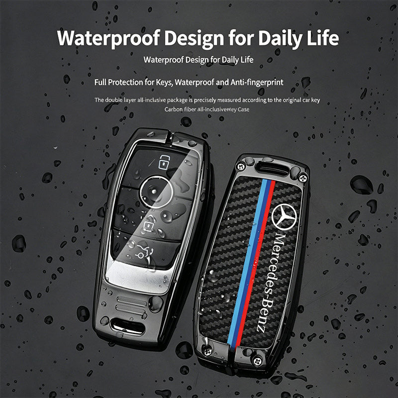 Xejiaqu 2011‑2026 Mercedes‑Benz Zinc Alloy Key Fob Case