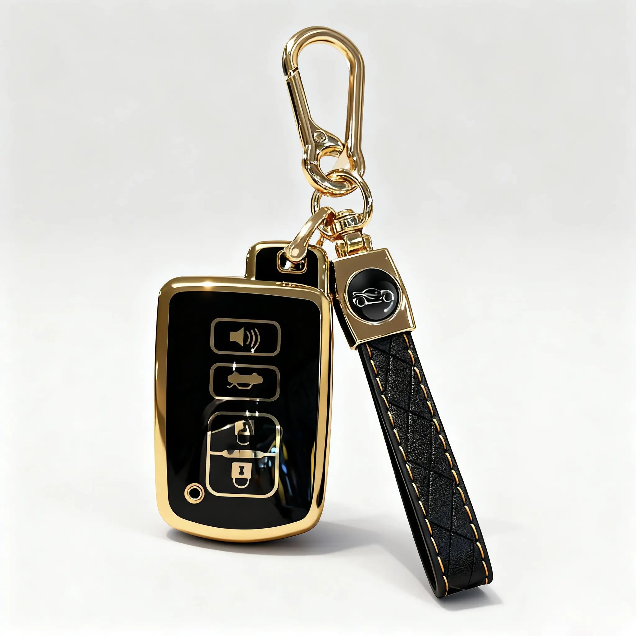 Key Fob Shell Case for Toyota Avalon Camry Corolla RAV4 Highlander Sequoia 2011 2012 2013 2014 2015 2016 2017 2018 2019 Keyless Entry Remote Control 4 Button Case Cover