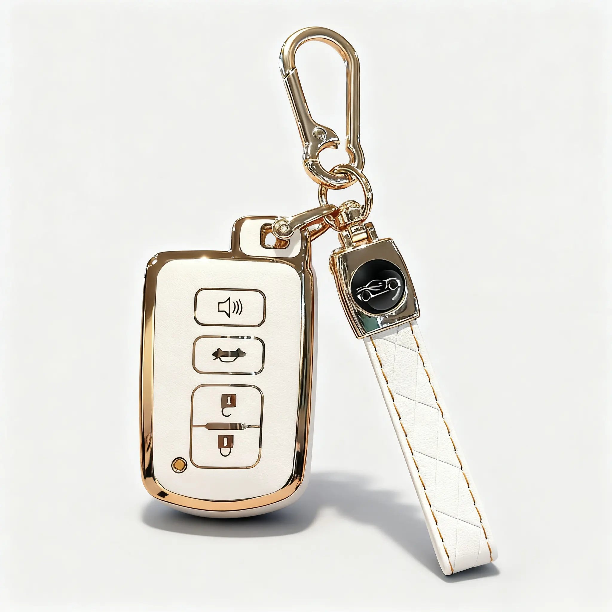 Key Fob Shell Case for Toyota Avalon Camry Corolla RAV4 Highlander Sequoia 2011 2012 2013 2014 2015 2016 2017 2018 2019 Keyless Entry Remote Control 4 Button Case Cover