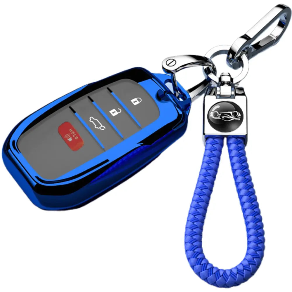 for Toyota Key fob Cover,case with chain,Tpu 360 Degree Protection Key Case compatible with 2021-2025 2026 Venza,RAV4 Prime,Sienna,Land Cruiser,Fortuner,Mirai,