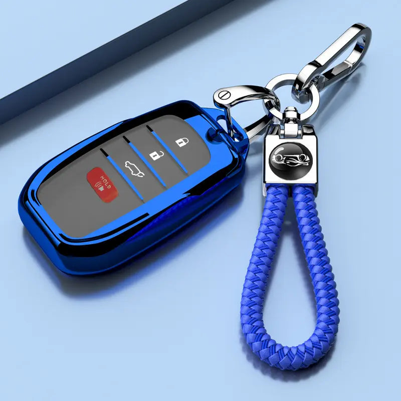 Key Fob Cover for Toyota Crown Corolla Cross Grand Highlander Land Cruise Prius Sequoia Tundra Venza